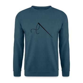 Nadel und Faden - Unisex Pullover - Indigoblau - Vorne