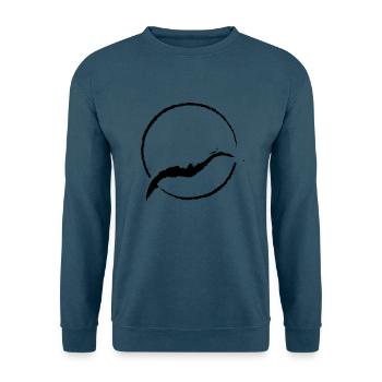 Sonne, Möwe - Unisex Pullover - Indigoblau - Vorne