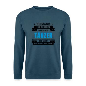 Funshirt Tänzer - Unisex Pullover - Indigoblau - Vorne