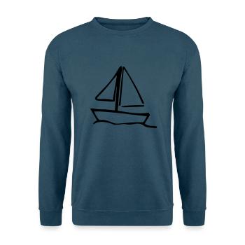 Segelboot,Segel,Sommer,Feiertag,Meer,Boot,Regatta - Unisex Pullover - Indigoblau - Vorne