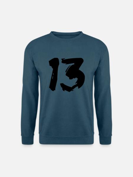 Brushed 13 - Unisex Pullover - Indigoblau
