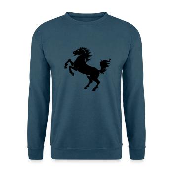 horse291 - Unisex Pullover - Indigoblau - Vorne