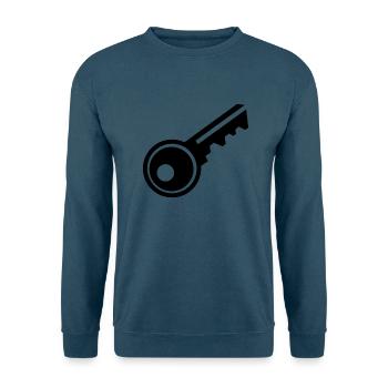 Schlüssel - Unisex Pullover - Indigoblau - Vorne