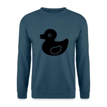 Gummi-Ente - Unisex Pullover - Indigoblau - Vorne