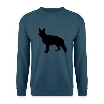 Deutscher Schäferhund - Unisex Pullover - Indigoblau - Vorne