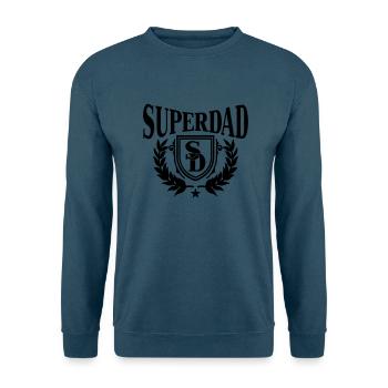 superdad - Unisex Pullover - Indigoblau - Vorne