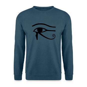 HorusAuge Horus egypt retro vintage symbol - Unisex Pullover - Indigoblau - Vorne
