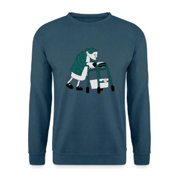 Granny - Unisex Pullover - Indigoblau - Vorne