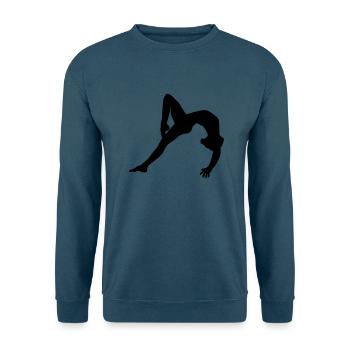Turnerin, Bodenturnen, Kunstturnen - Unisex Pullover - Indigoblau - Vorne