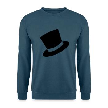 zylinder - Unisex Pullover - Indigoblau - Vorne