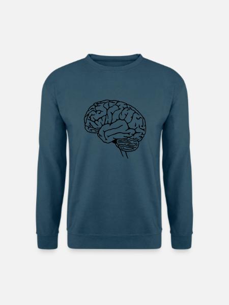 Hirn Gehirn - Unisex Pullover - Indigoblau