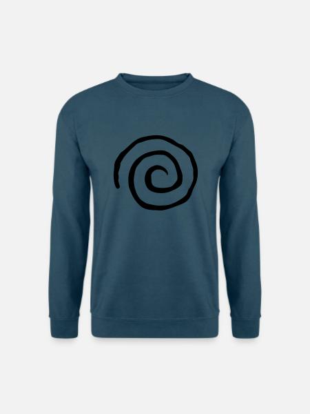 Spirale Schnecke - Unisex Pullover - Indigoblau