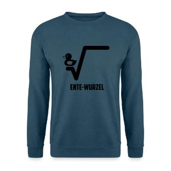 Ente Wurzel - Unisex Pullover - Indigoblau - Vorne
