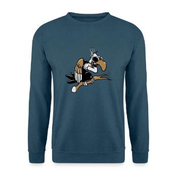 geier doof witzig lustig sonnenbrille - Unisex Pullover - Indigoblau - Vorne