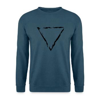 dreieck rahmen umrandung dekorativ cool design sty - Unisex Pullover - Indigoblau - Vorne