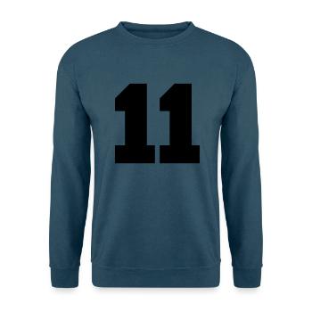 11 - Unisex Pullover - Indigoblau - Vorne