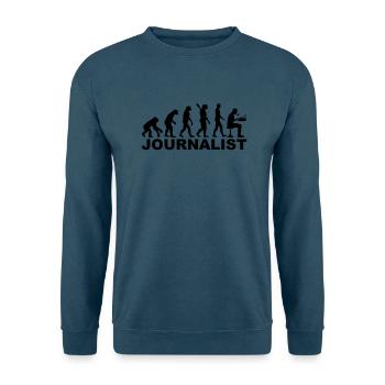 Journalist - Unisex Pullover - Indigoblau - Vorne