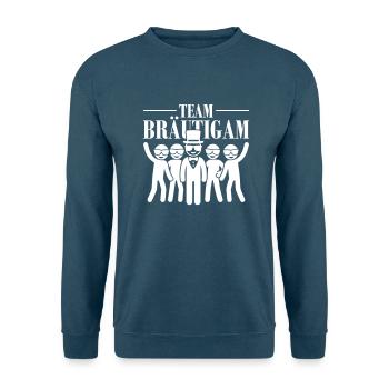 Team Bräutigam Lustig - Unisex Pullover - Indigoblau - Vorne