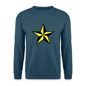 Nautischer Stern Star - Unisex Pullover - Indigoblau - Vorne