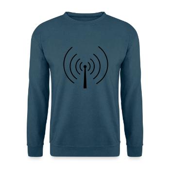 Funkmast - Unisex Pullover - Indigoblau - Vorne