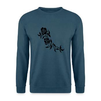 Rose - Unisex Pullover - Indigoblau - Vorne