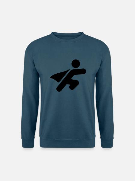 Superhero Symbol - Unisex Pullover - Indigoblau