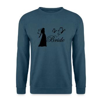 bride - Unisex Pullover - Indigoblau - Vorne