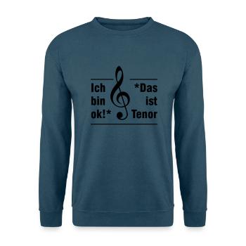 Tenor - Unisex Pullover - Indigoblau - Vorne