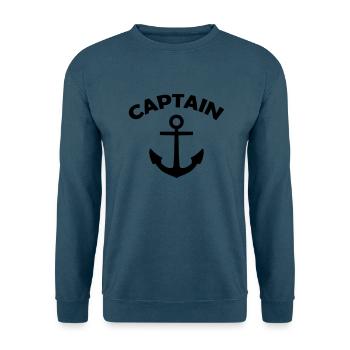 captain - Unisex Pullover - Indigoblau - Vorne