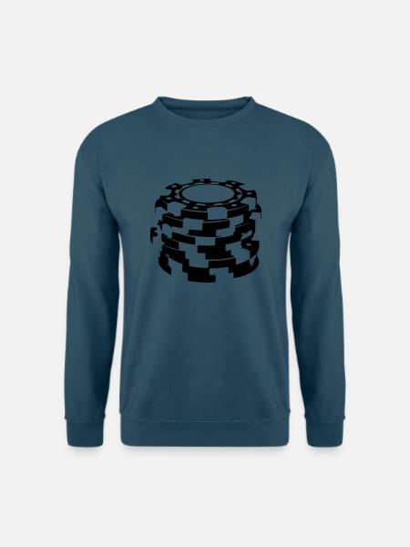 Poker Chips - Unisex Pullover - Indigoblau