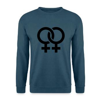 Lesbisch - Unisex Pullover - Indigoblau - Vorne