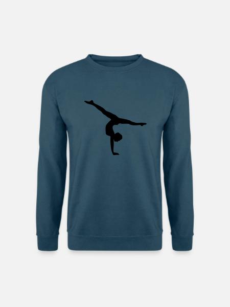 Gymnastic Bodenturnen Kunstturnen Sport turnen - Unisex Pullover - Indigoblau