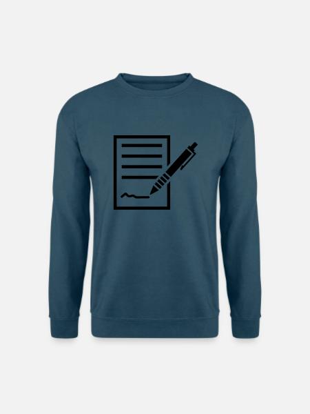 Vertrag - Unisex Pullover - Indigoblau