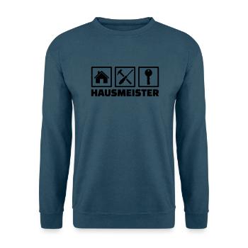 Hausmeister - Unisex Pullover - Indigoblau - Vorne