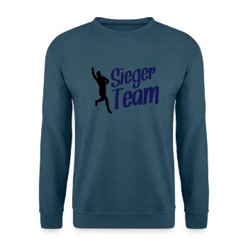 fussball sieger team design - Unisex Pullover - Indigoblau - Vorne