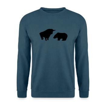Börse - Unisex Pullover - Indigoblau - Vorne