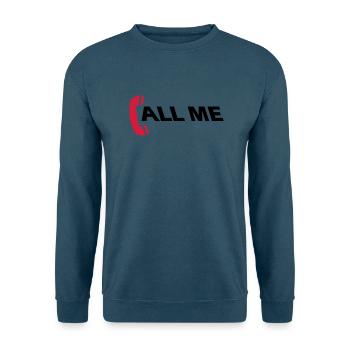 call_me_2c - Unisex Pullover - Indigoblau - Vorne