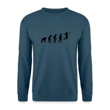 Badminton Evolution - Unisex Pullover - Indigoblau - Vorne