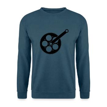 bike_einzelteil02 - Unisex Pullover - Indigoblau - Vorne