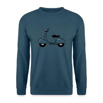 motorroller - Unisex Pullover - Indigoblau - Vorne