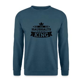 Der Haushalts-King - Unisex Pullover - Indigoblau - Vorne