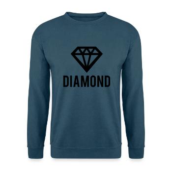 Diamond - Unisex Pullover - Indigoblau - Vorne