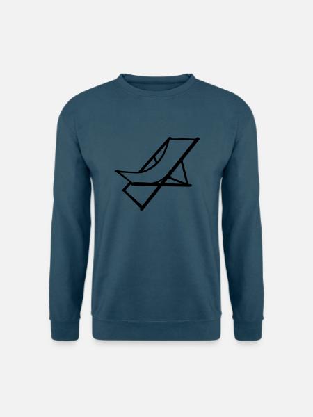 liegestuhl - Unisex Pullover - Indigoblau