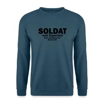 soldat - Unisex Pullover - Indigoblau - Vorne