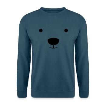 Polar Bear - Unisex Pullover - Indigoblau - Vorne