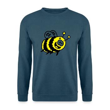 lustige Hummel - Unisex Pullover - Indigoblau - Vorne