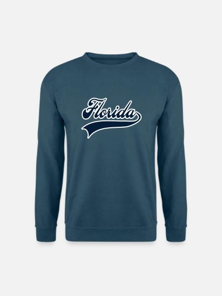 florida weiß navy - Unisex Pullover - Indigoblau