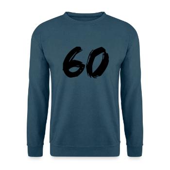 Brushed 60 - Unisex Pullover - Indigoblau - Vorne