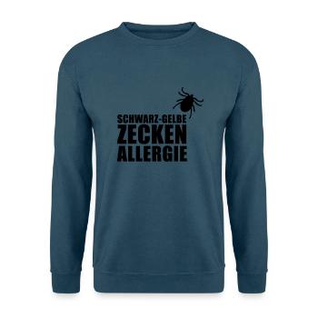 Schwarz-Gelbe Zeckenallerie - Unisex Pullover - Indigoblau - Vorne
