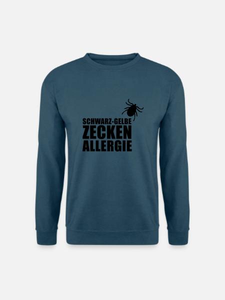Schwarz-Gelbe Zeckenallerie - Unisex Pullover - Indigoblau